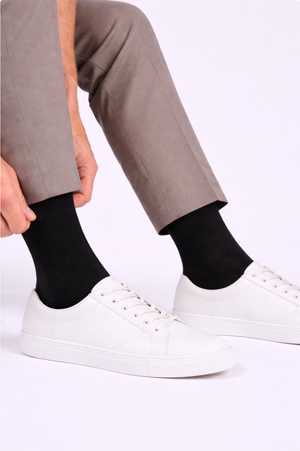 Black crew socks