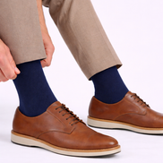 Navy crew socks