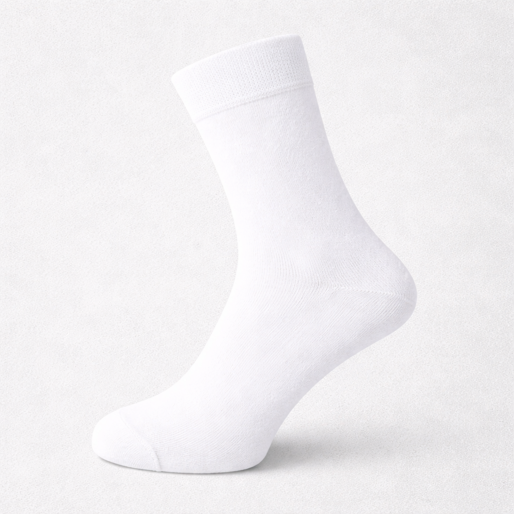 White crew socks