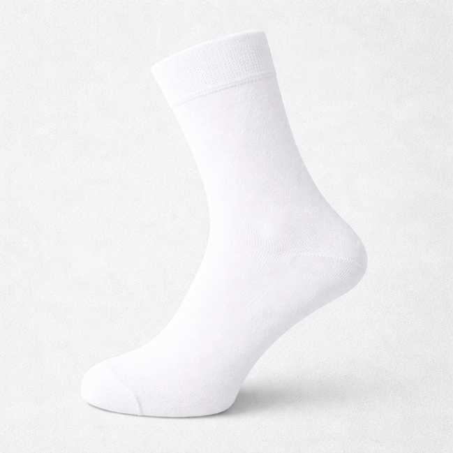 White crew socks