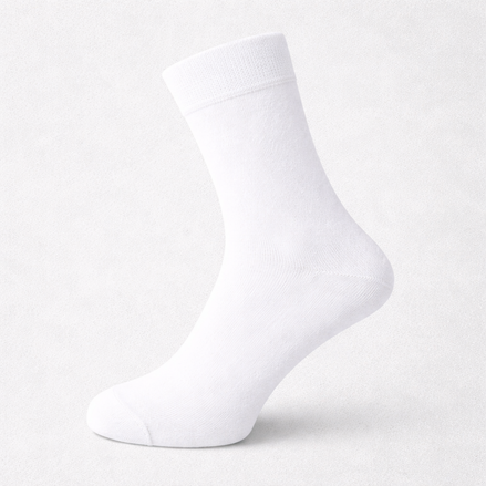 White crew socks