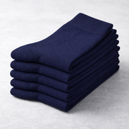 Navy crew socks